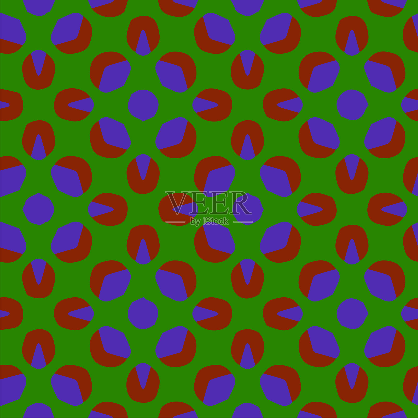 带有三角形元素的几何图案插画图片素材