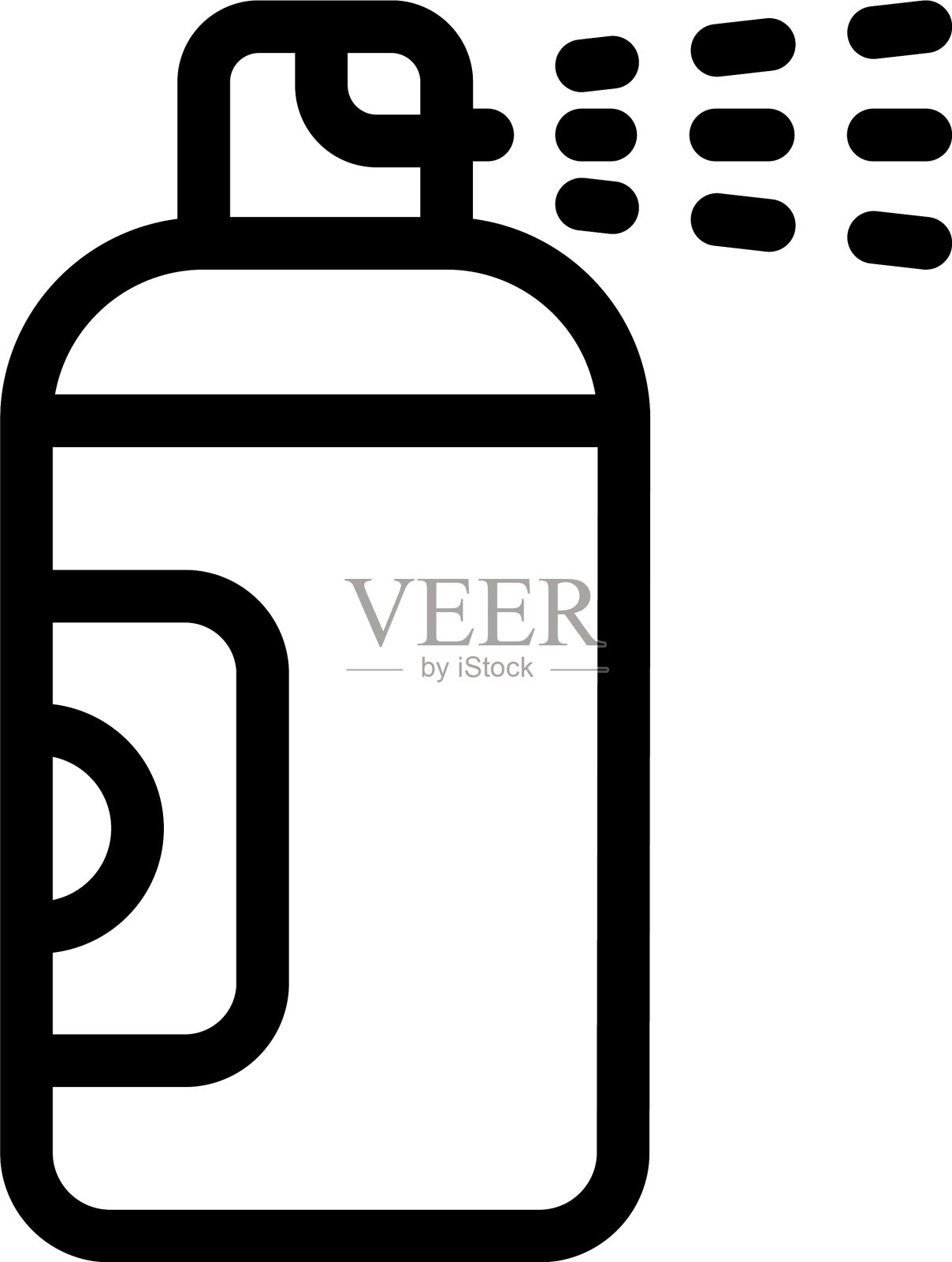 喷漆插画图片素材