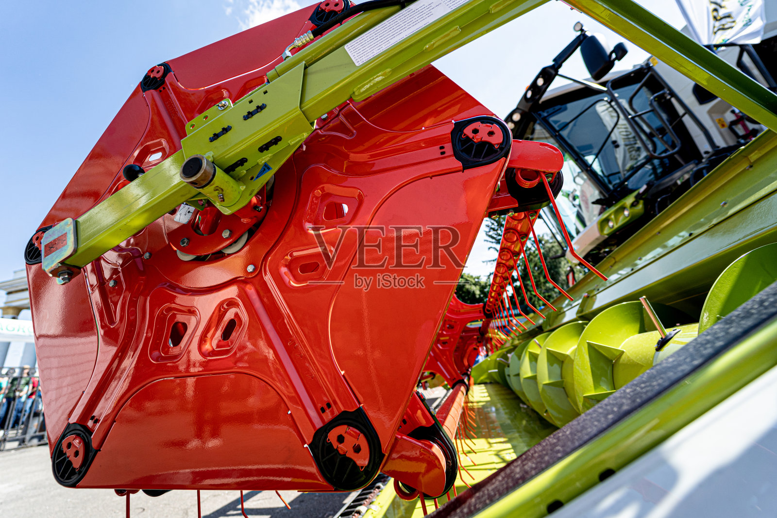 新型现代农业机械设备细节照片摄影图片