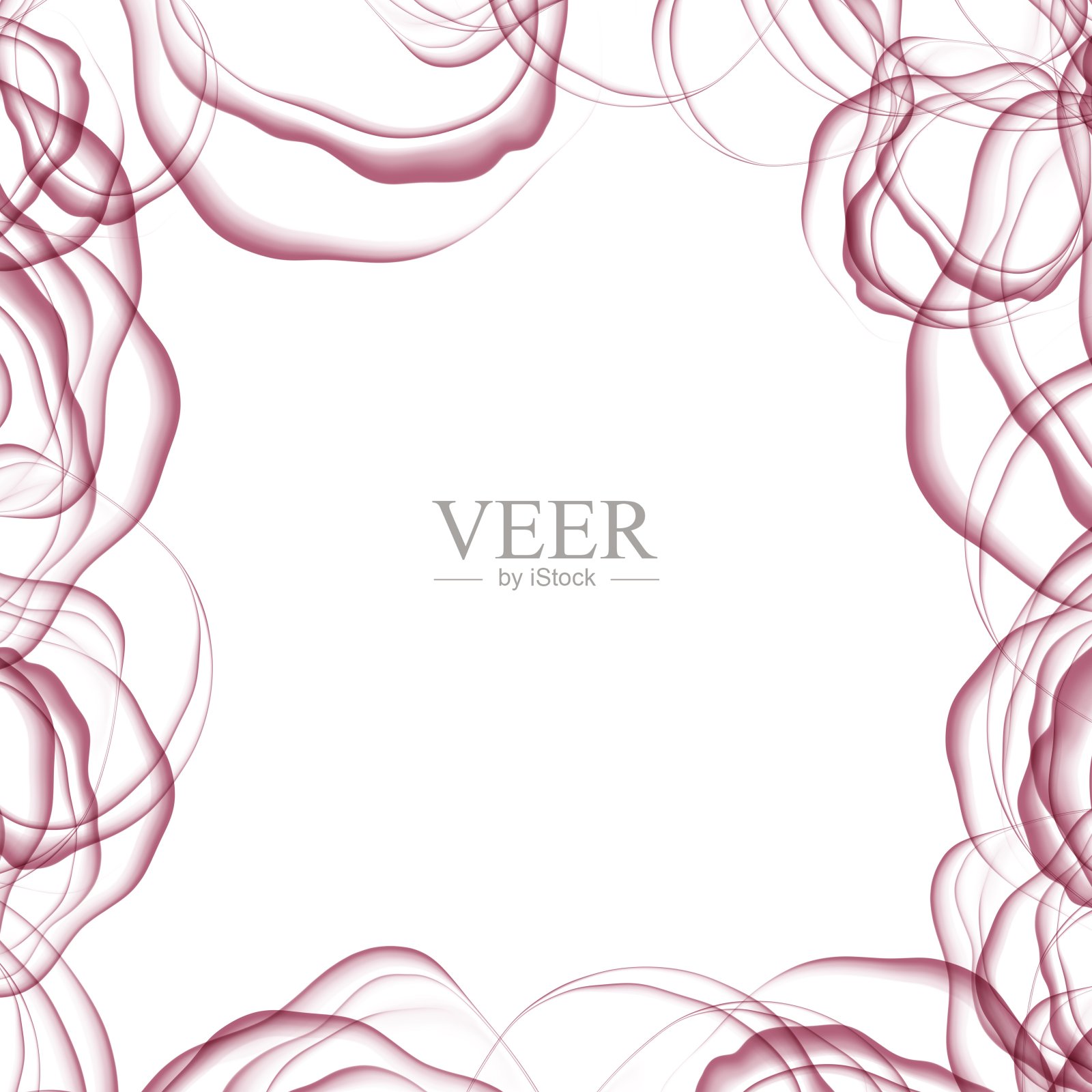 画框做紫色肥皂，复印空间插画图片素材