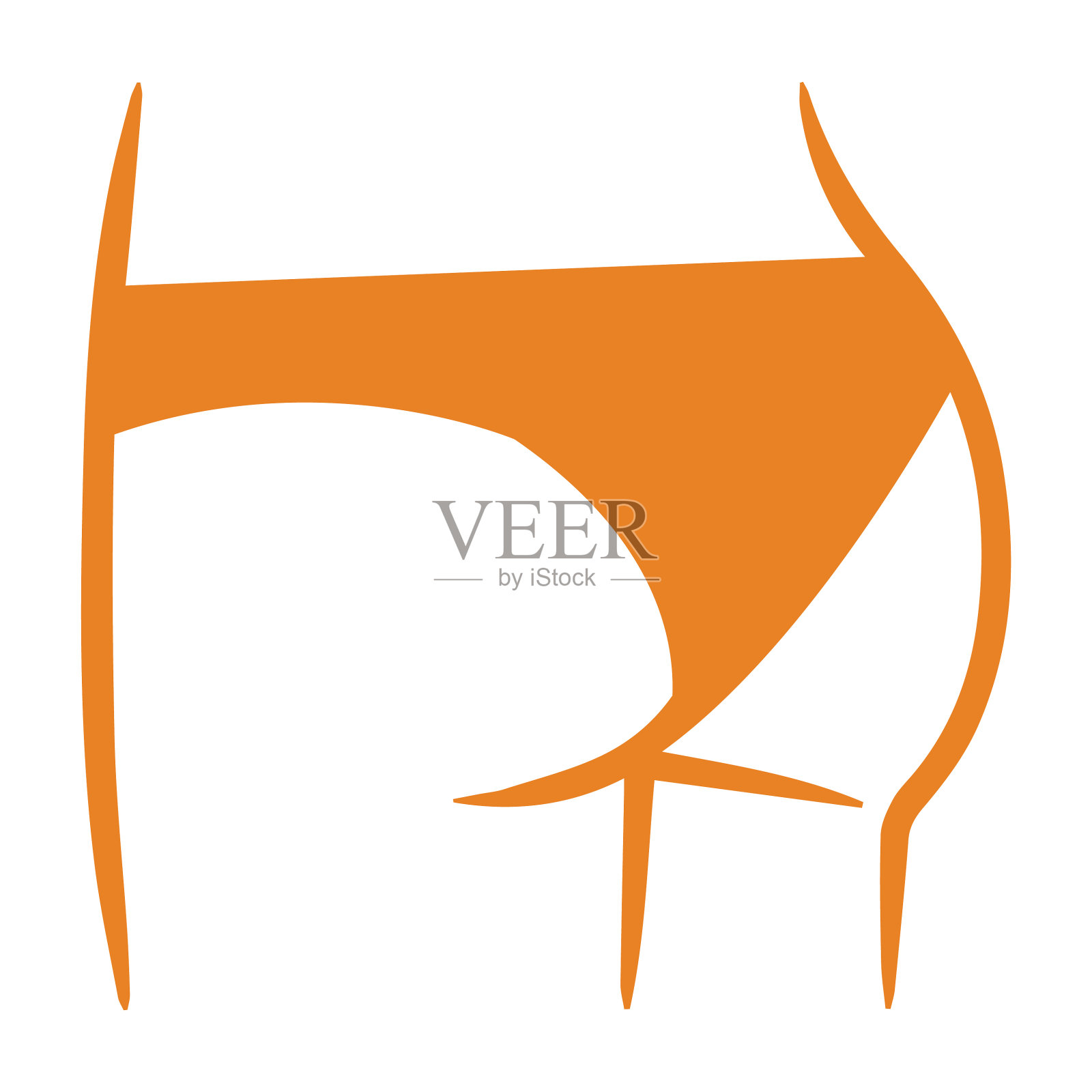 屁股，比基尼，屁股，屁股，内裤，内衣图标E插画图片素材