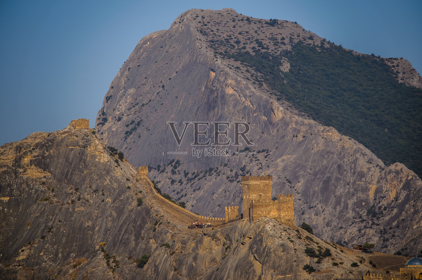 Sudak,克里米亚。黑海海岸照片摄影图片