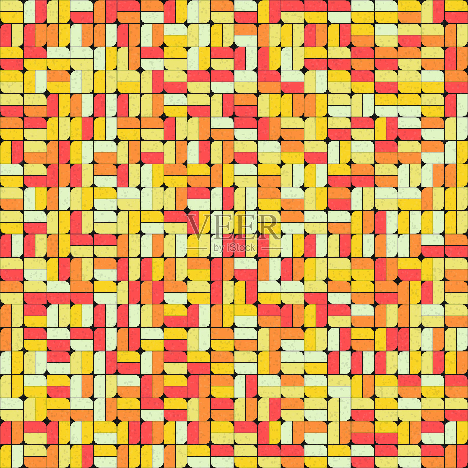 抽象几何图案生成计算艺术插图插画图片素材