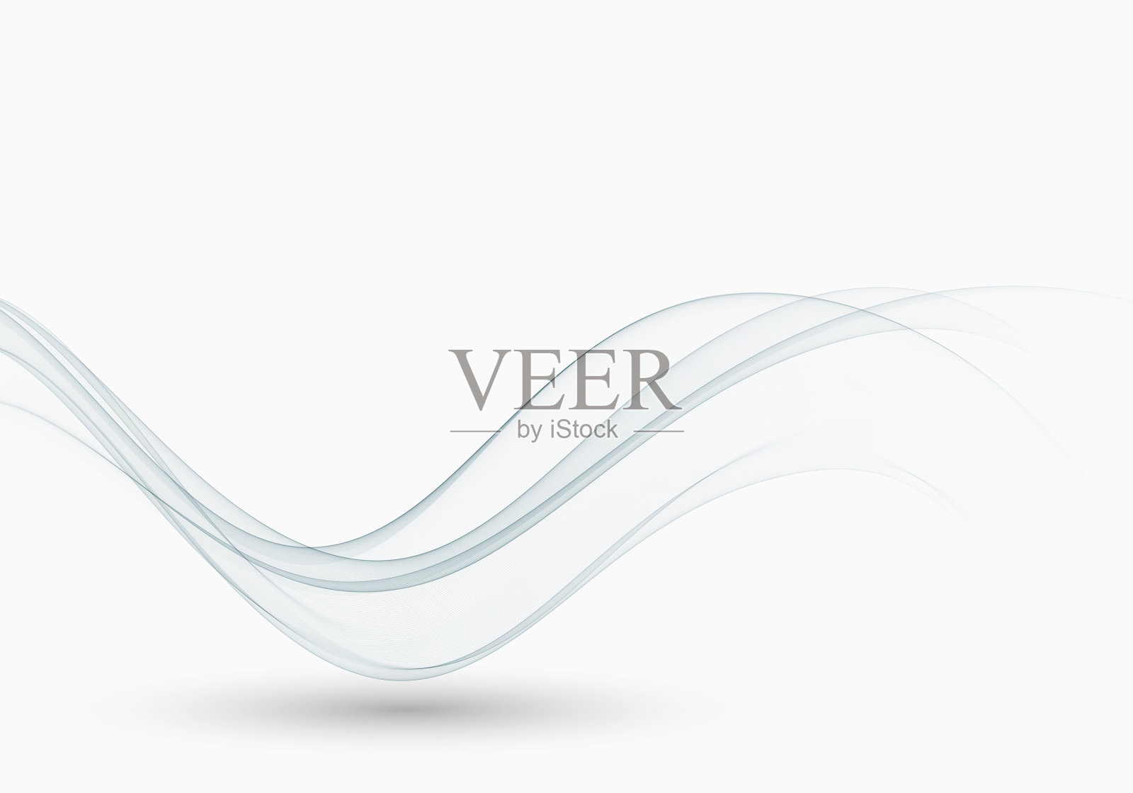 摘要波流背景透明波插画图片素材