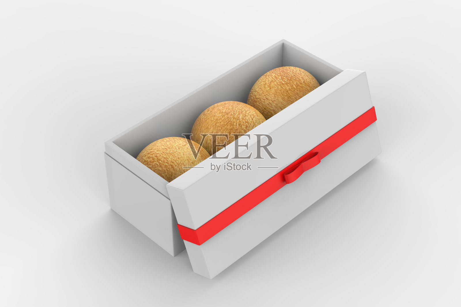 牛皮纸纸盒与巧克力照片摄影图片