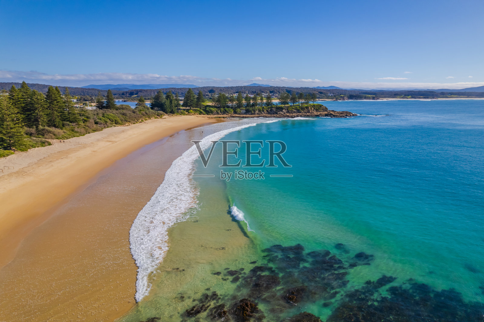 来自伯马居的冬季空中海景照片摄影图片