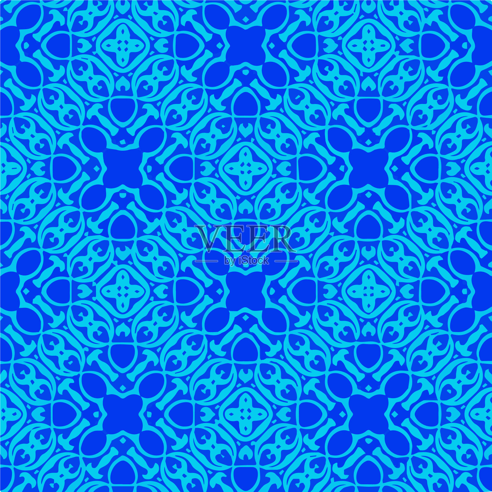 带有三角形元素的几何图案插画图片素材