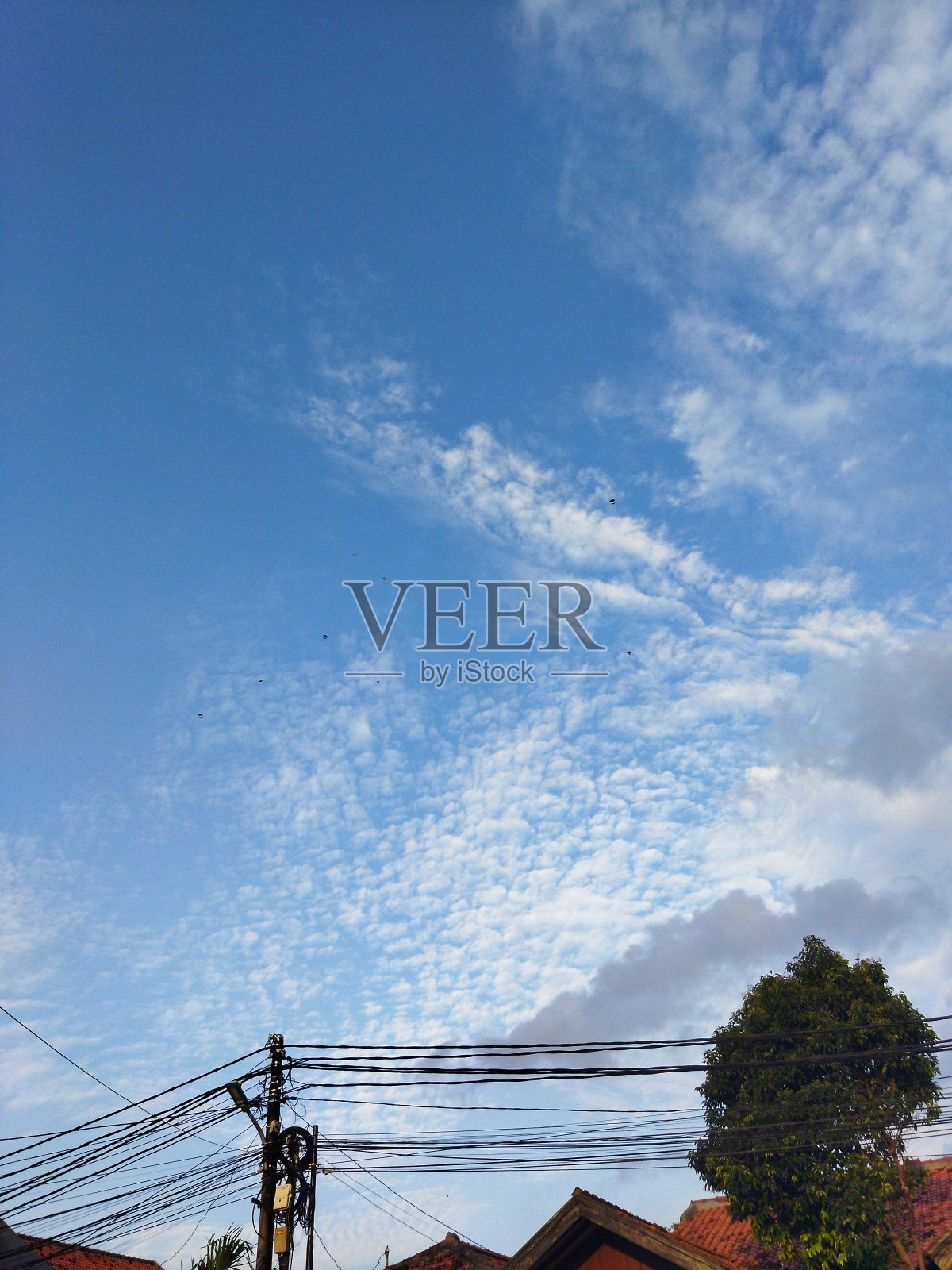 天空的蓝色照片摄影图片