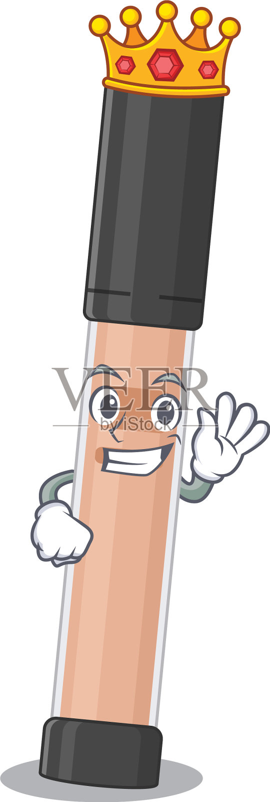 一个谦逊的国王亮色漫画设计设计元素图片