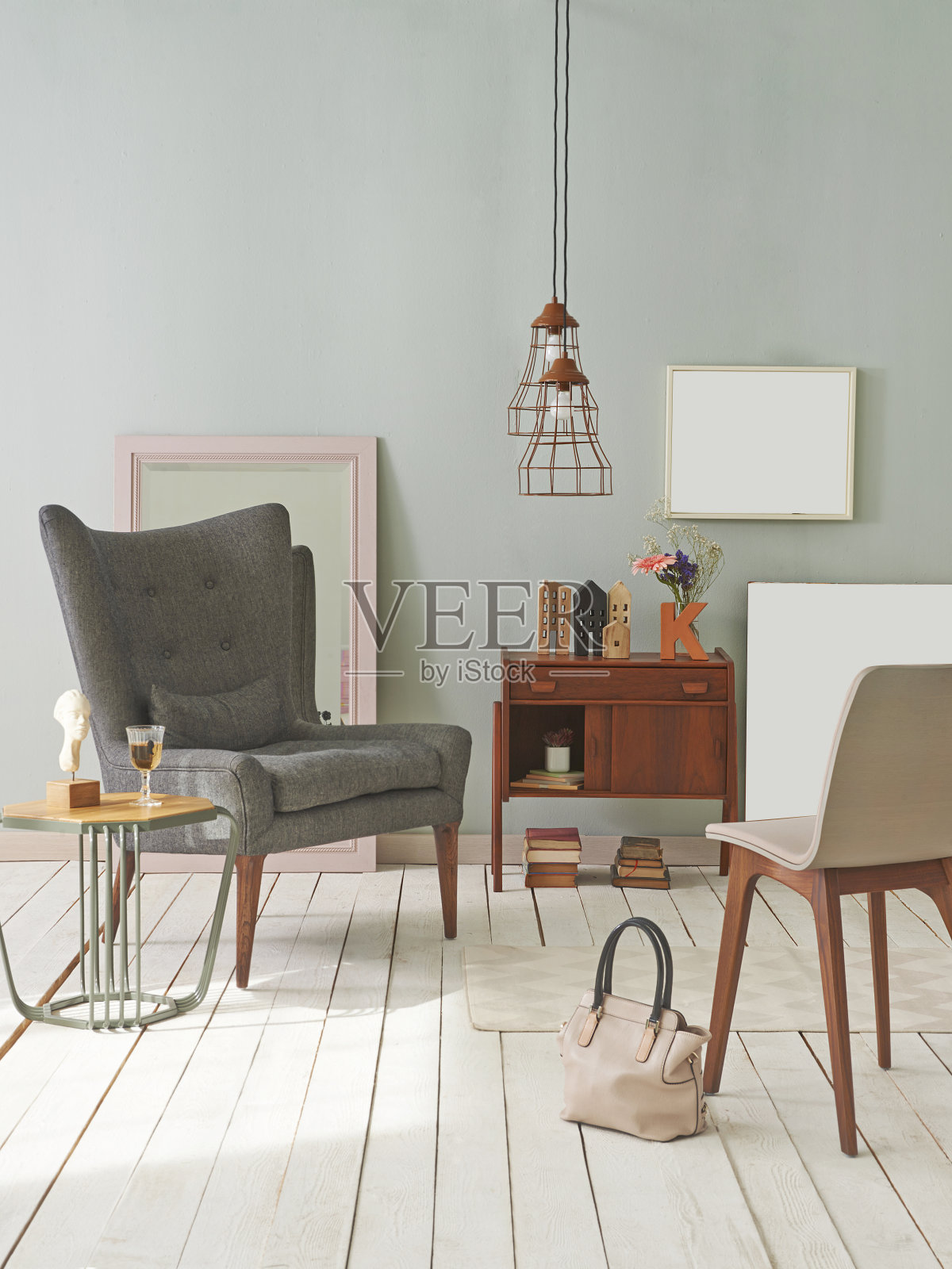 现代家居室内客厅风格与设计照片摄影图片