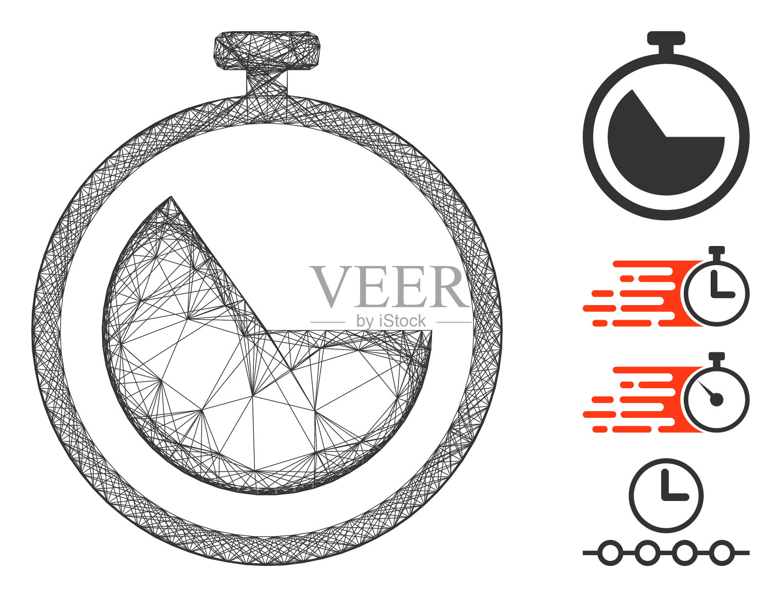 净秒表网插画图片素材