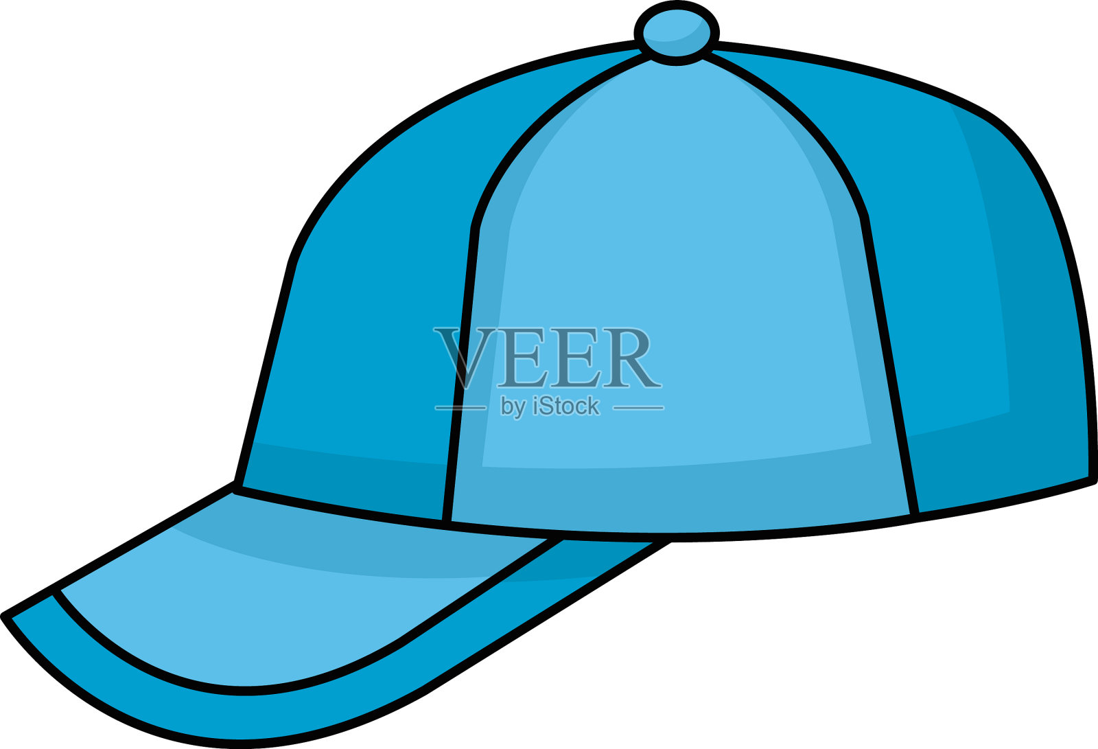 蓝帽图标设计元素图片