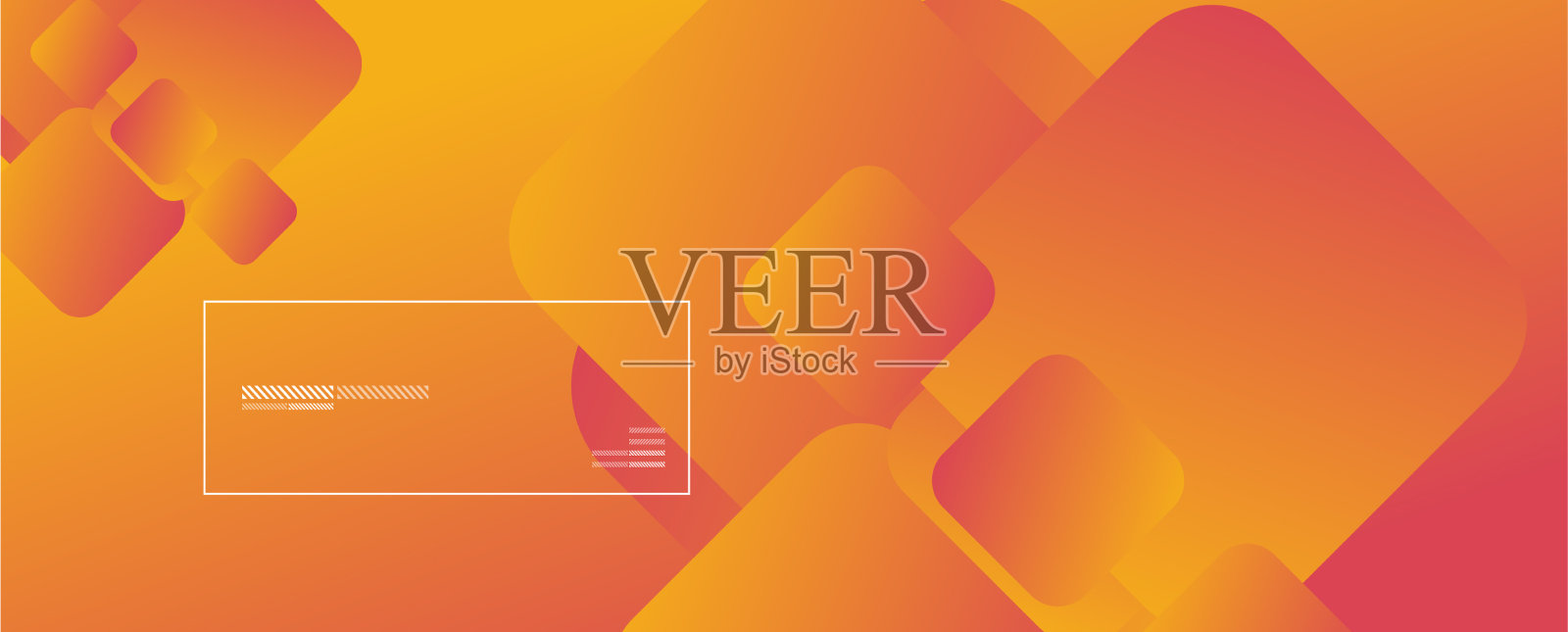 正方形形状构成几何抽象插画图片素材