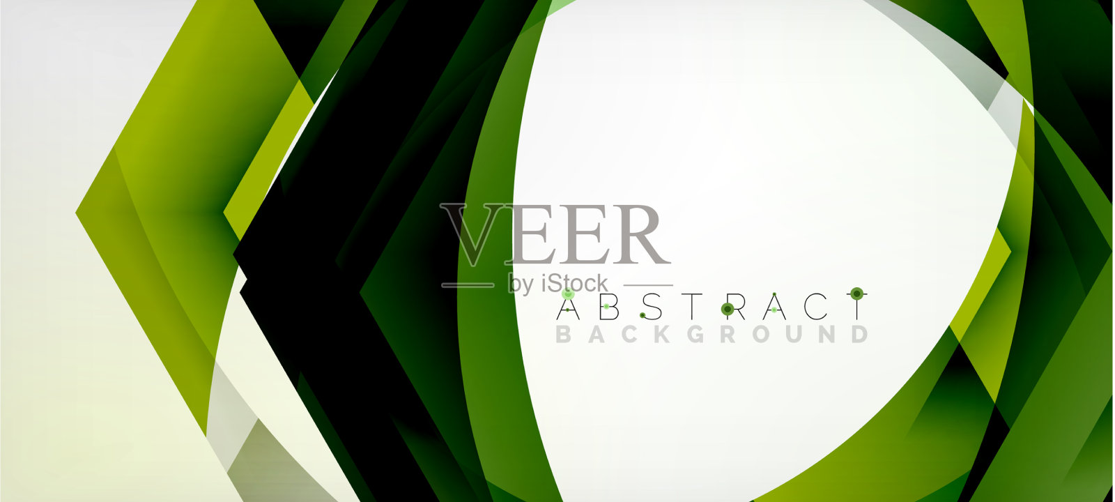 彩色六边形几何抽象插画图片素材