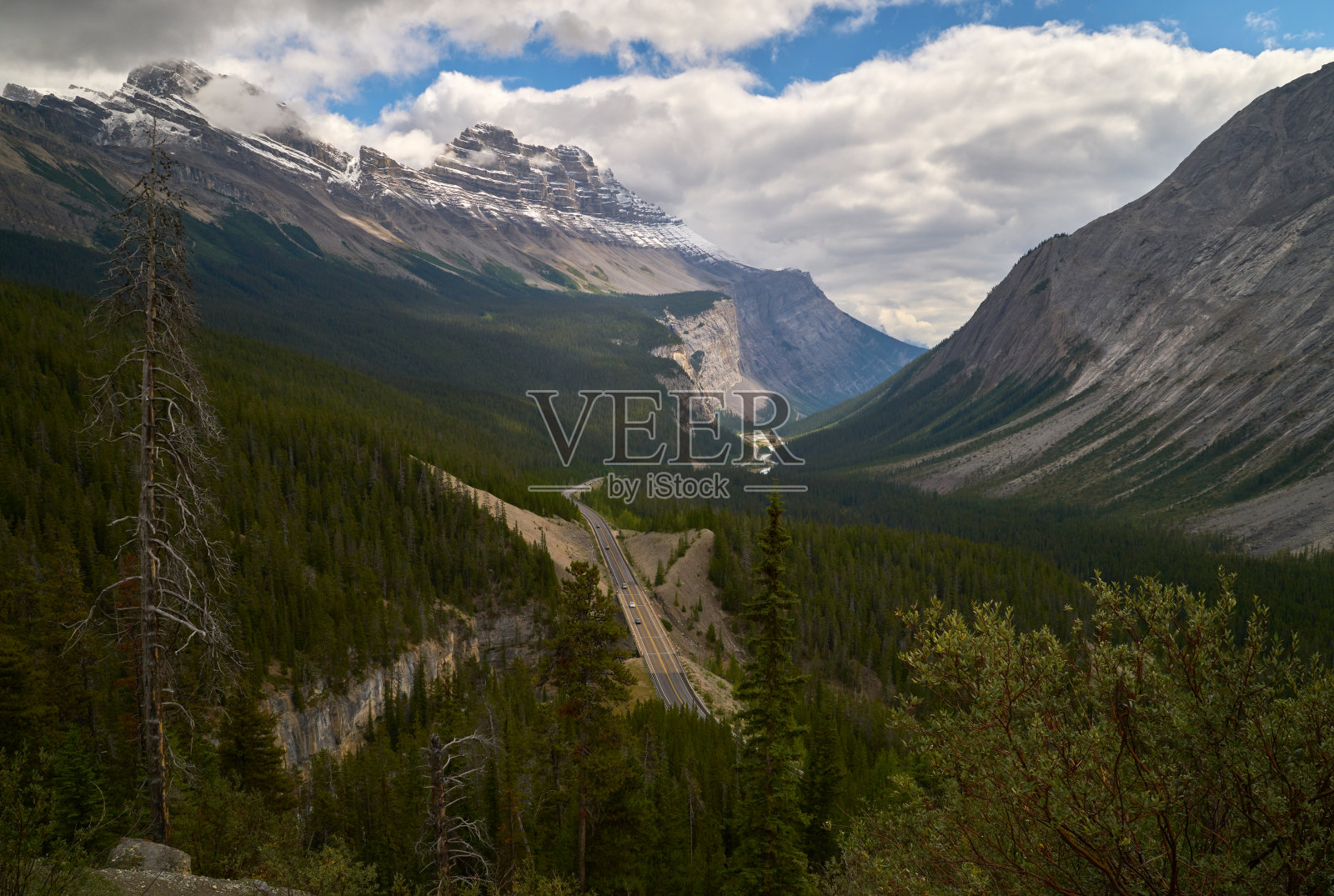 亚伯达冰原公园路照片摄影图片