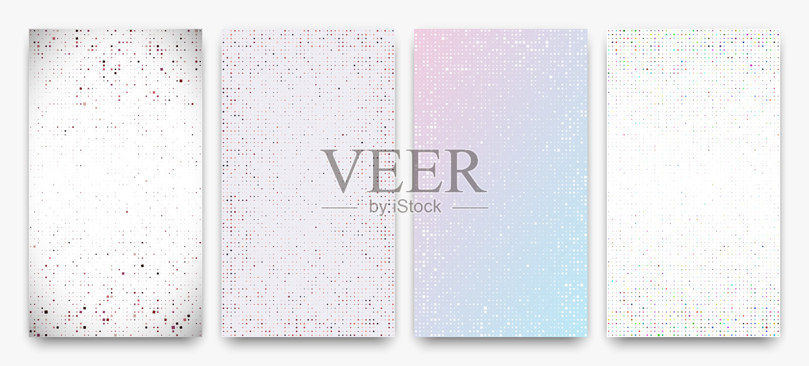 正方形的抽象几何背景插画图片素材