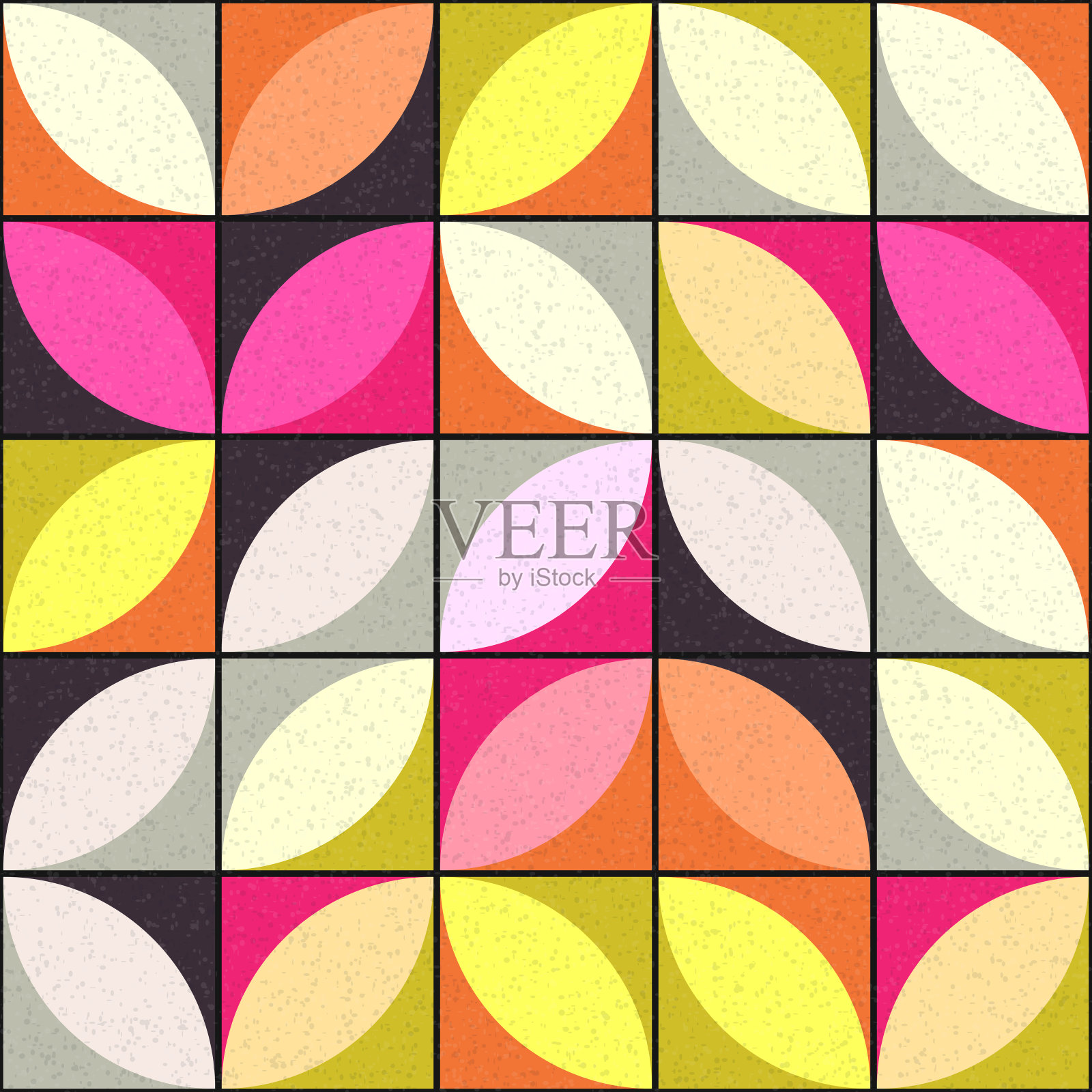 抽象几何图案生成计算艺术插图插画图片素材