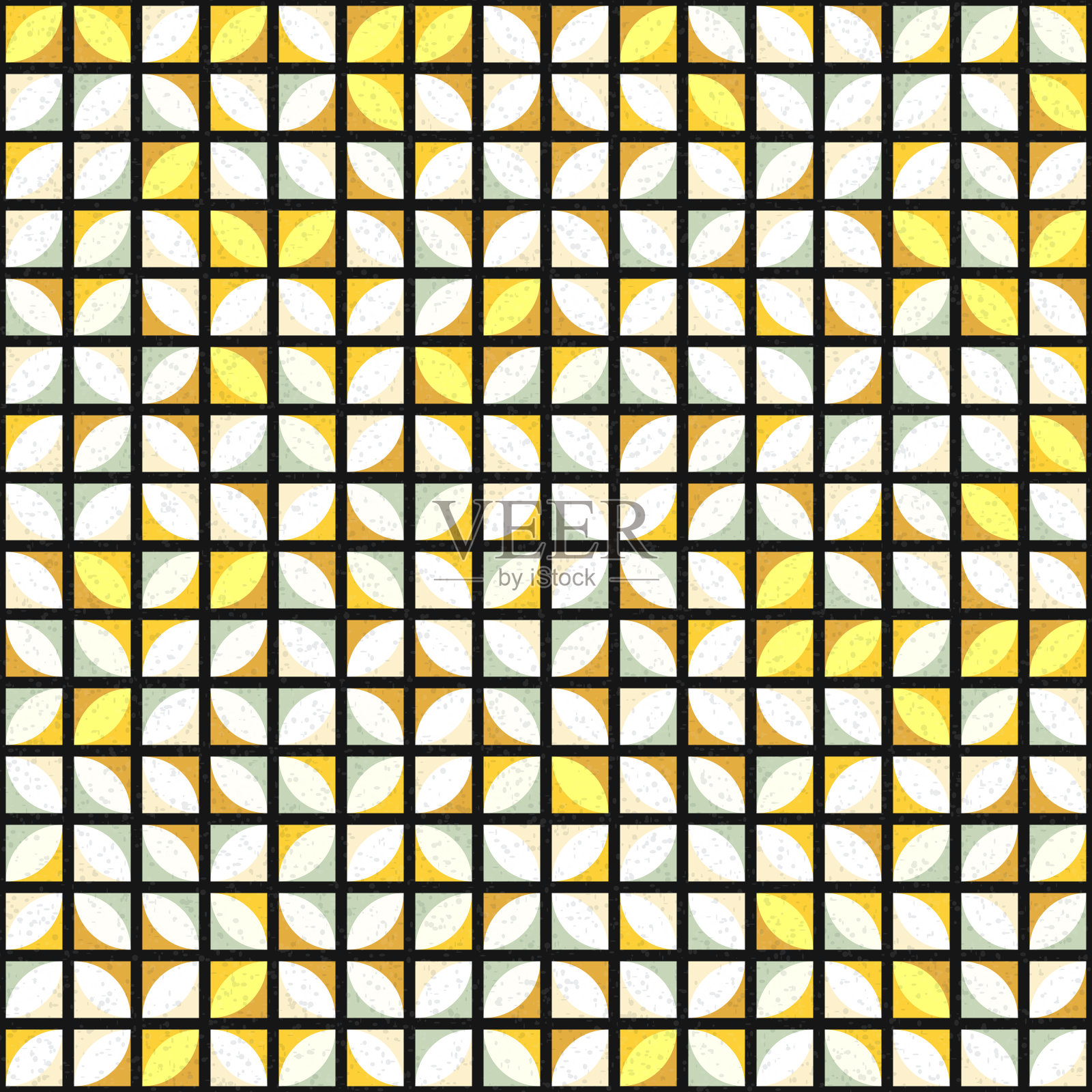 抽象几何图案生成计算艺术插图插画图片素材