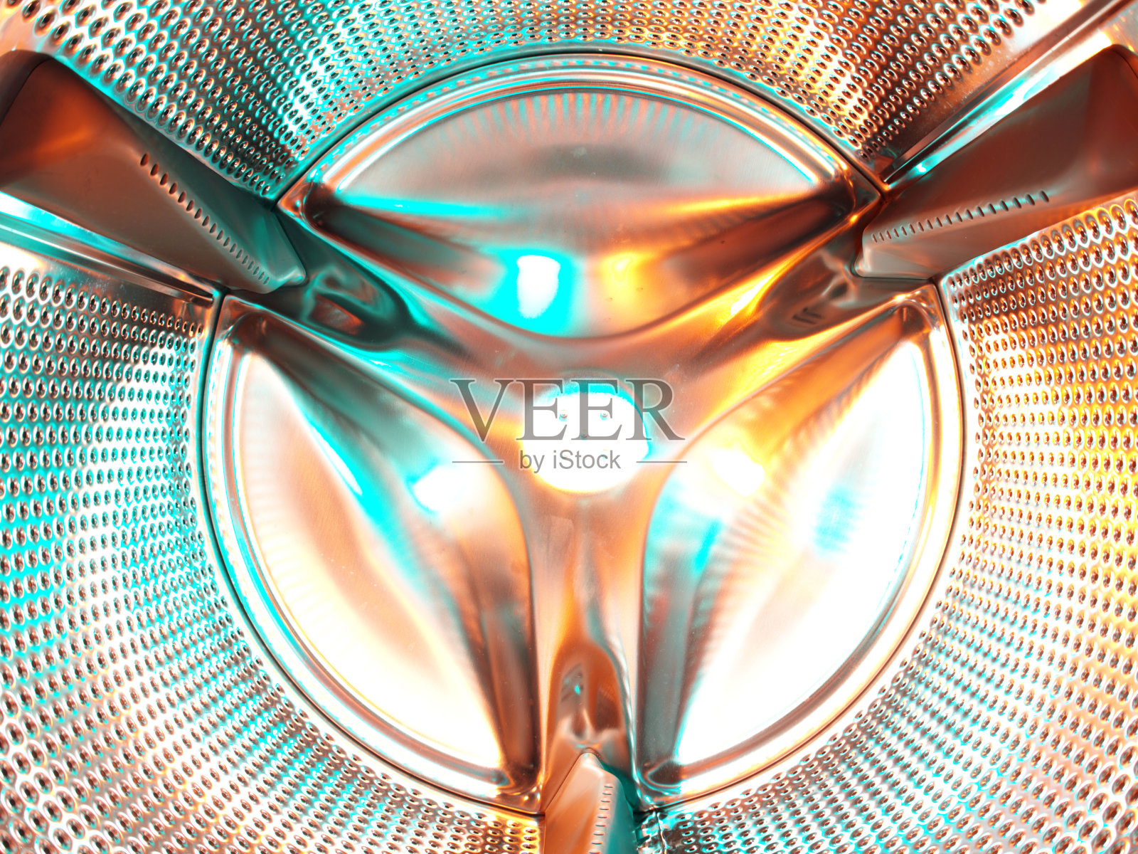 彩色洗衣机滚筒细节照片摄影图片