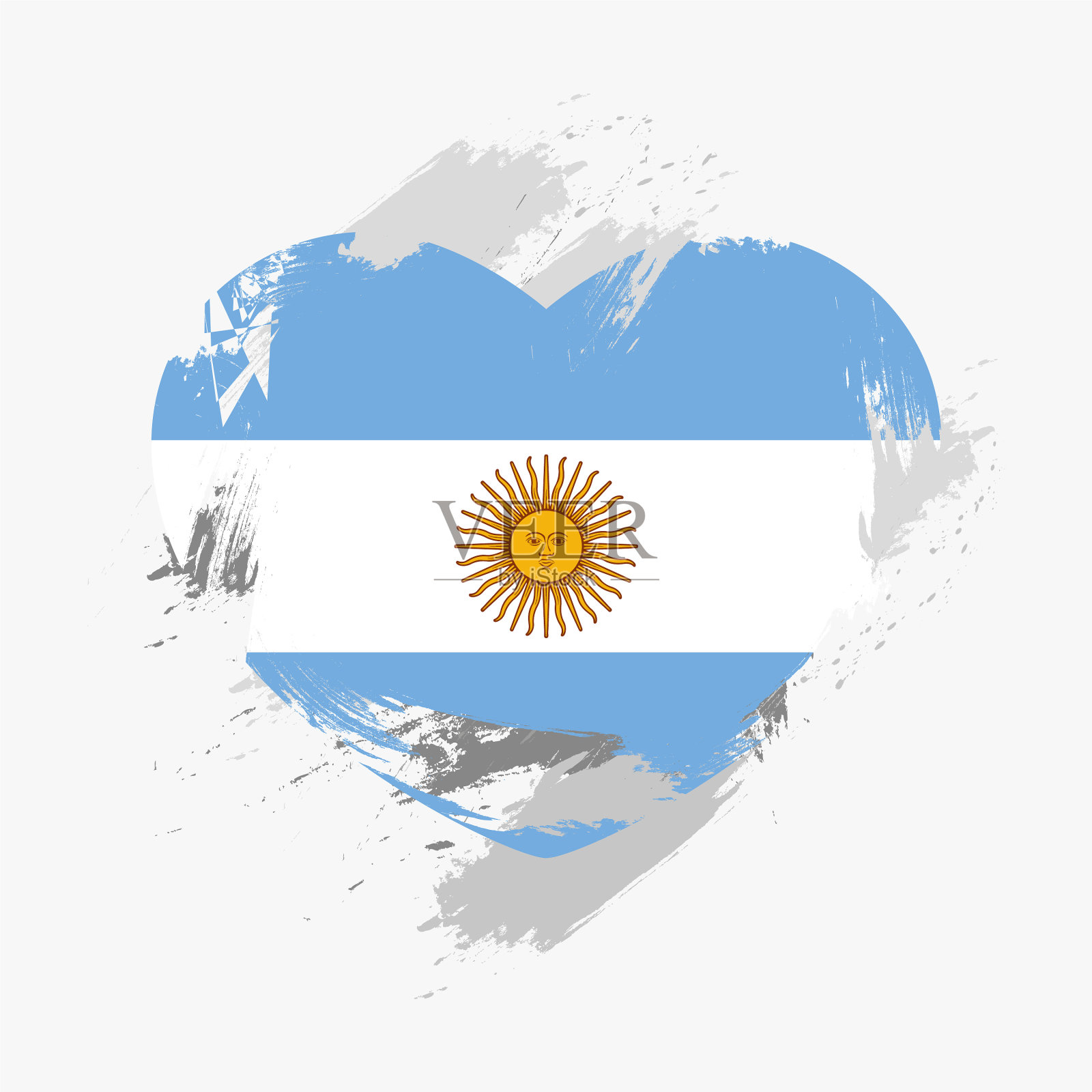 阿根廷国旗插画图片素材