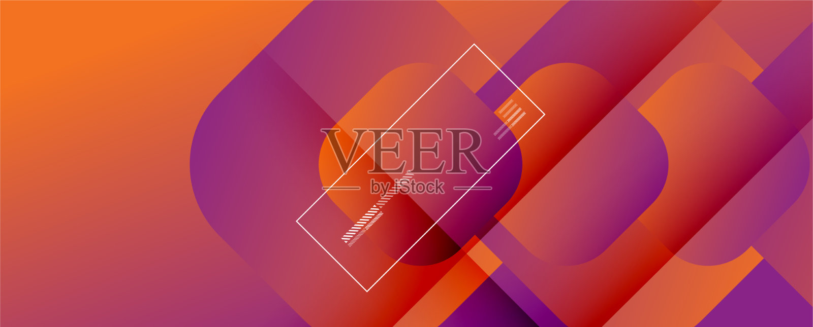 正方形形状构成几何抽象插画图片素材