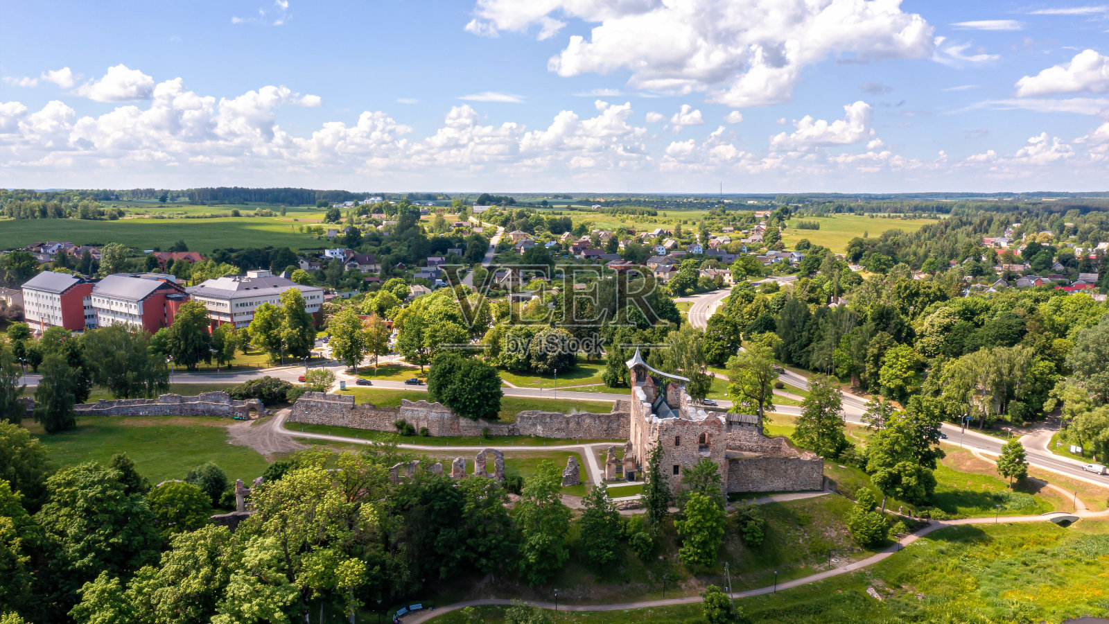 拉脱维亚，多贝莱城堡遗址(十四)，十六世纪照片摄影图片