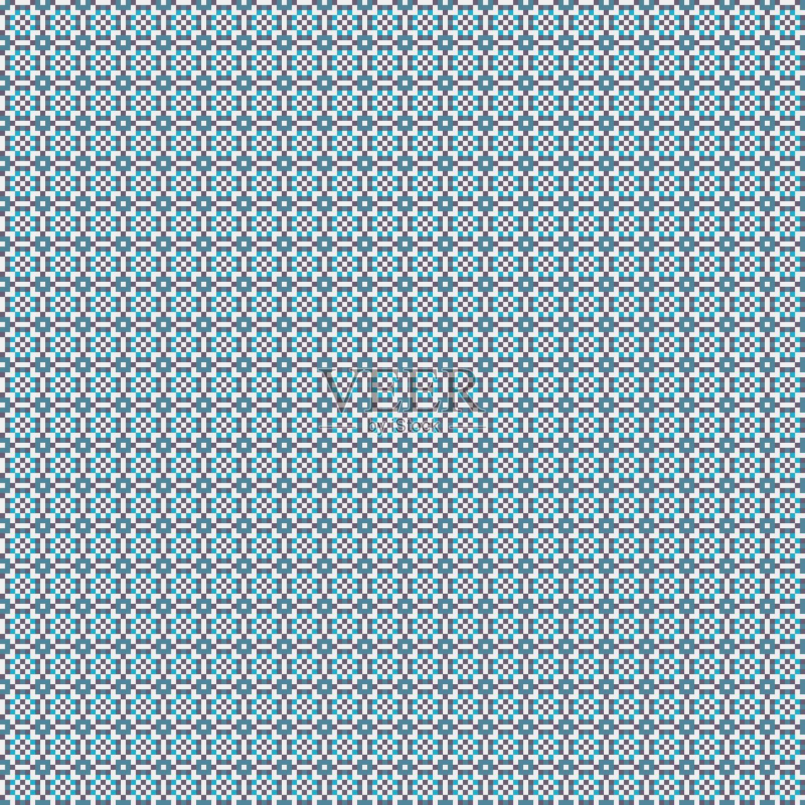 点阵生成式计算艺术插画插画图片素材