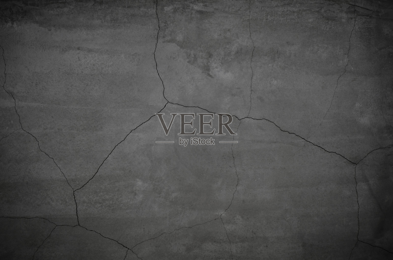 开裂的黑色混凝土墙纹理背景照片摄影图片