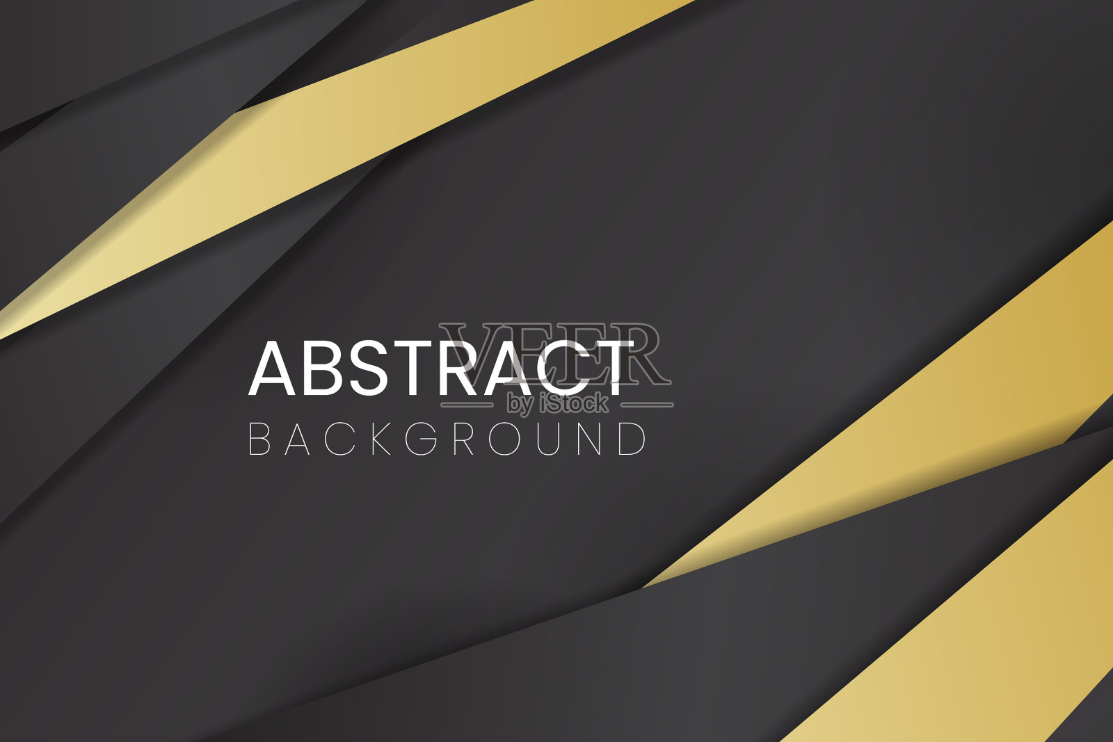 抽象的多边形图案豪华与黄金插画图片素材