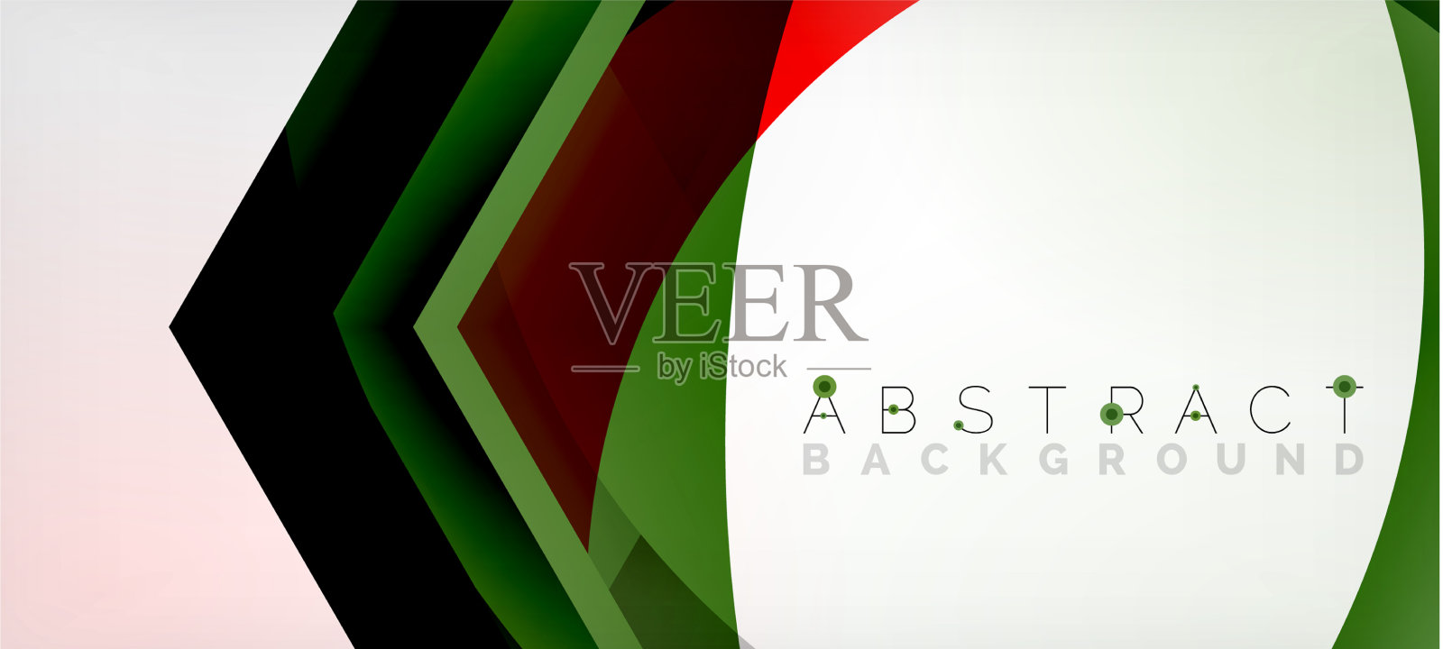 彩色六边形几何抽象插画图片素材