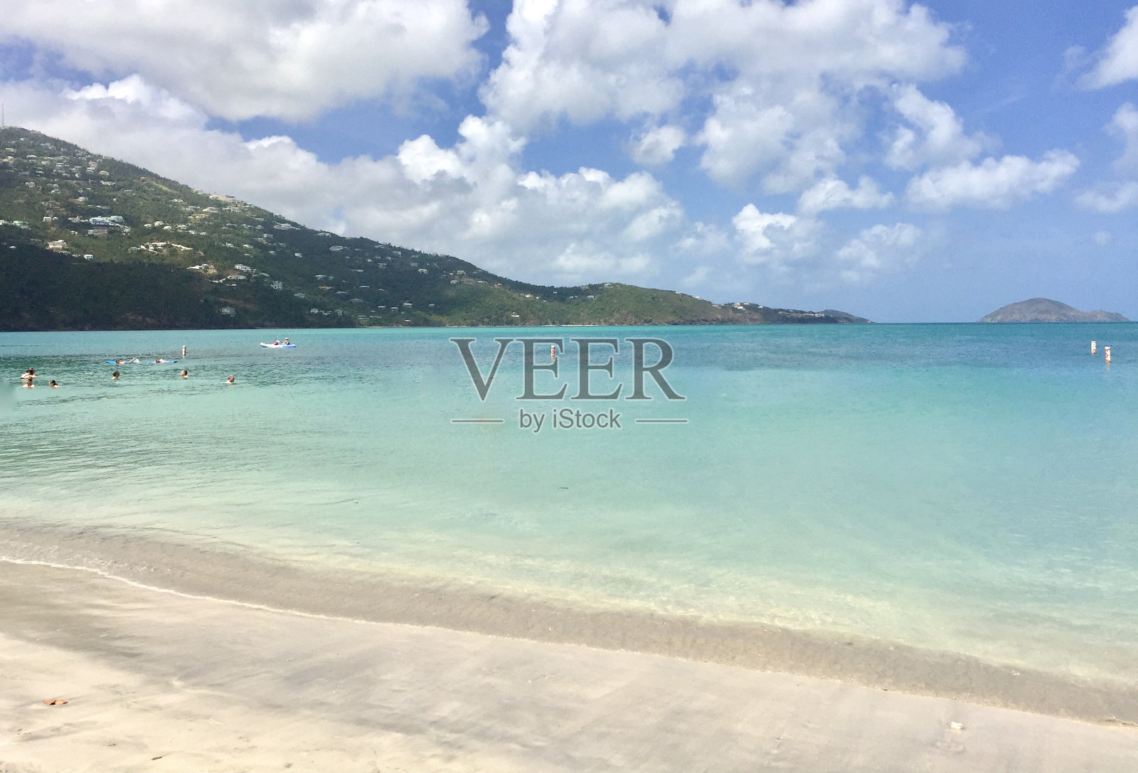 圣托马斯美属维尔京群岛马根斯湾照片摄影图片