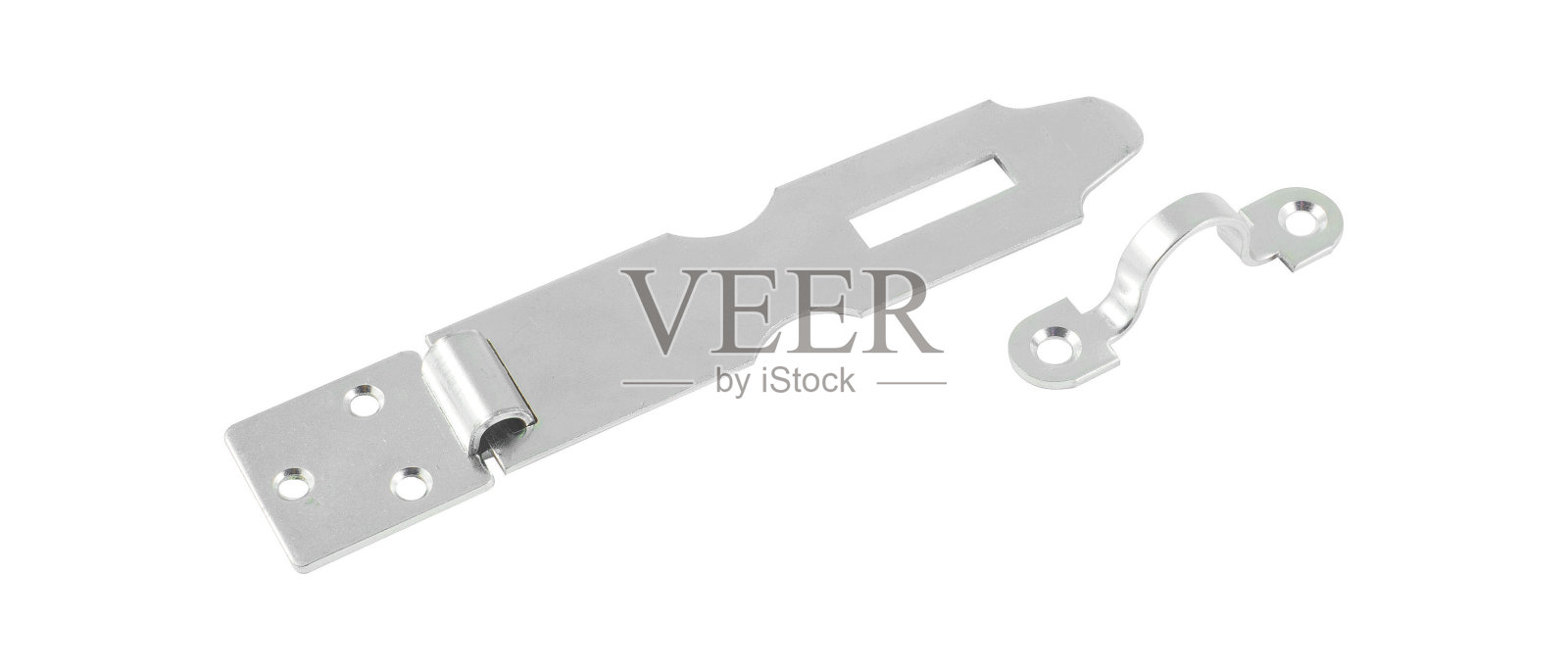 门闩隔离在白色背景上照片摄影图片