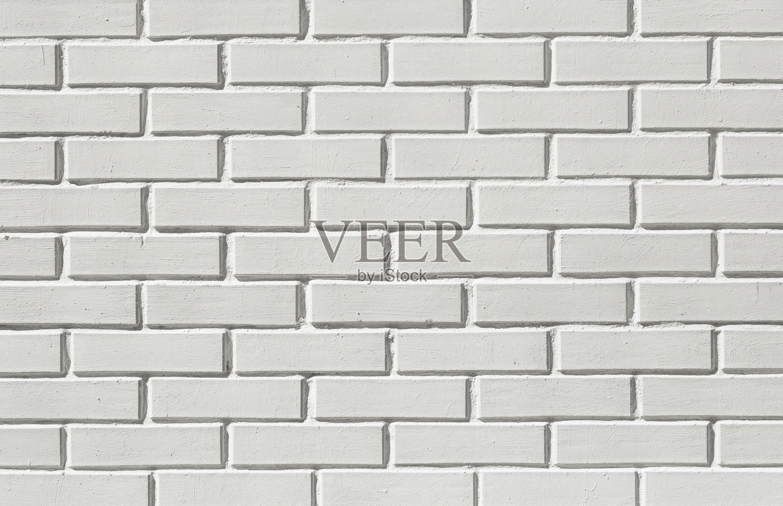 砖白墙背景。白色的石砖砌的。照片摄影图片