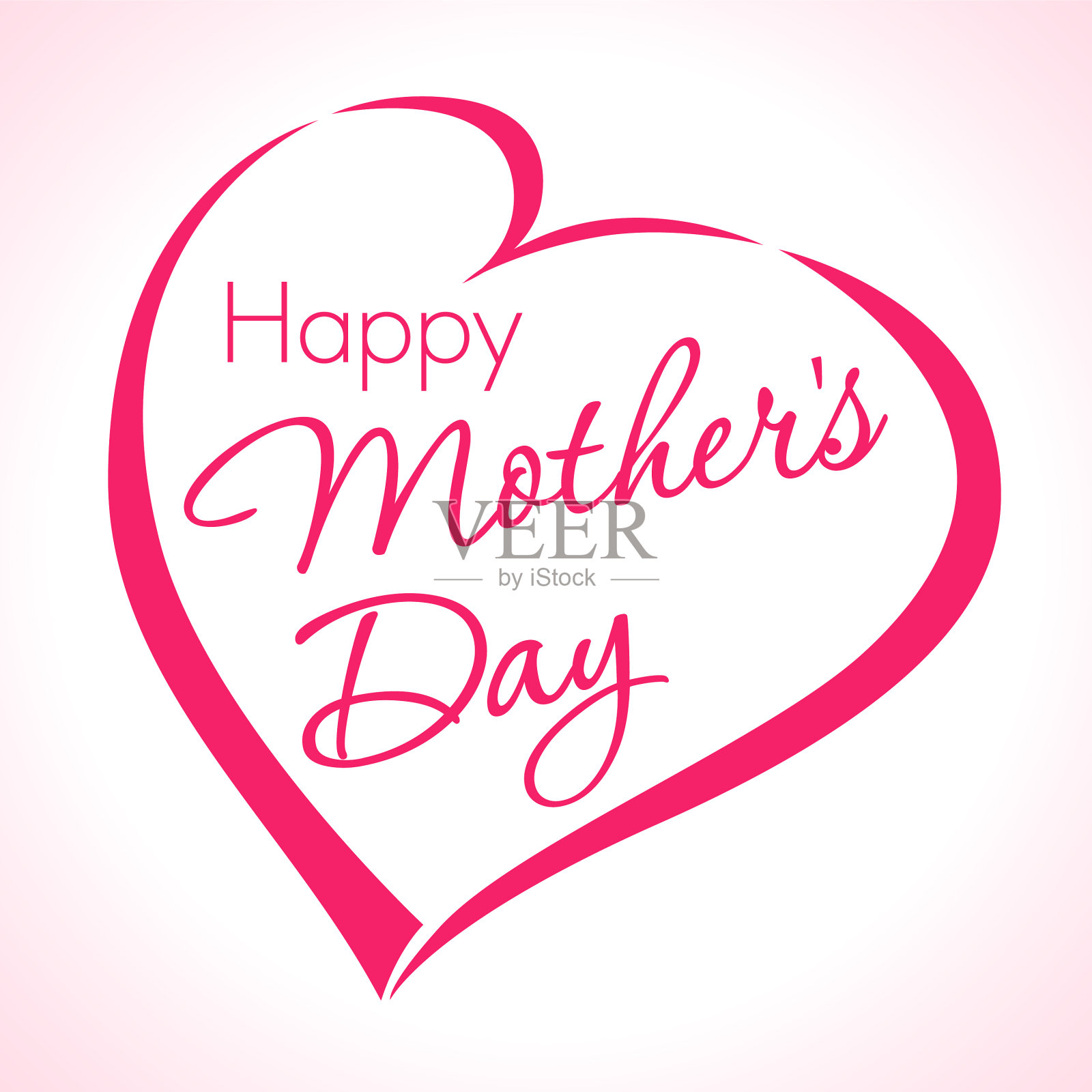 母亲节快乐，情书爱插画图片素材