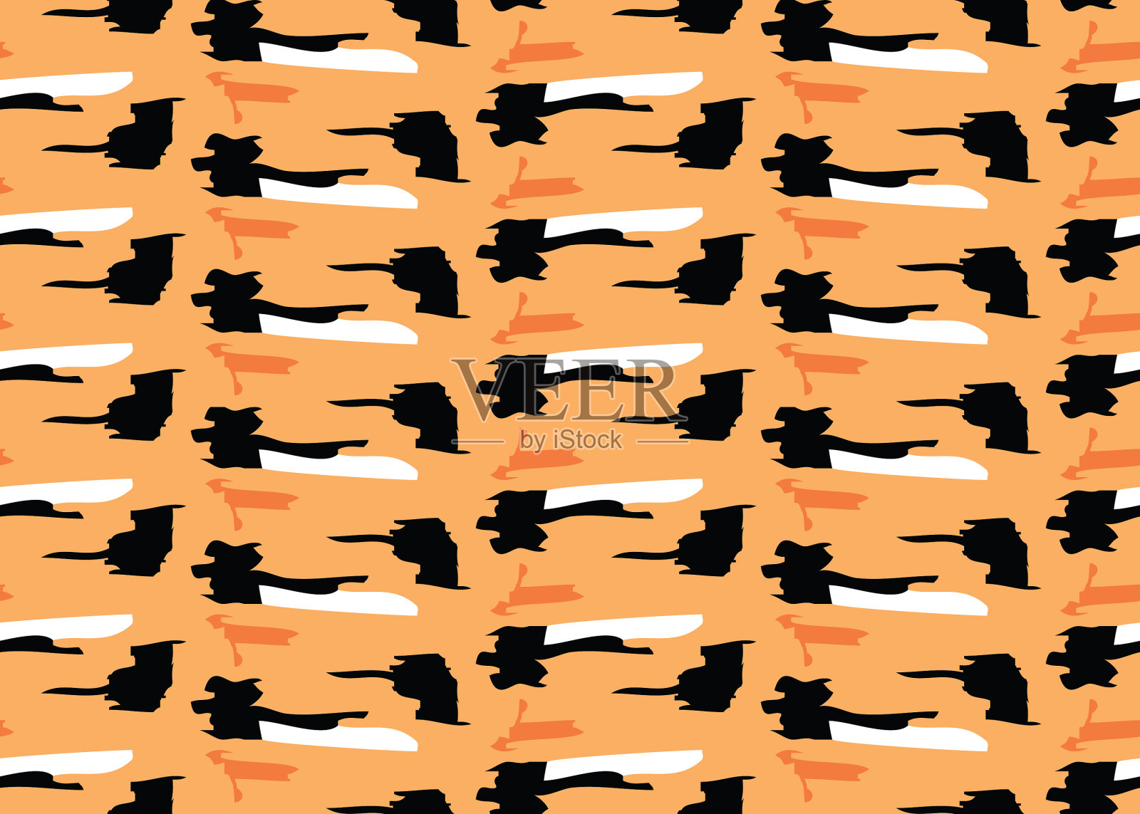 纹理背景无缝图案手绘插画图片素材