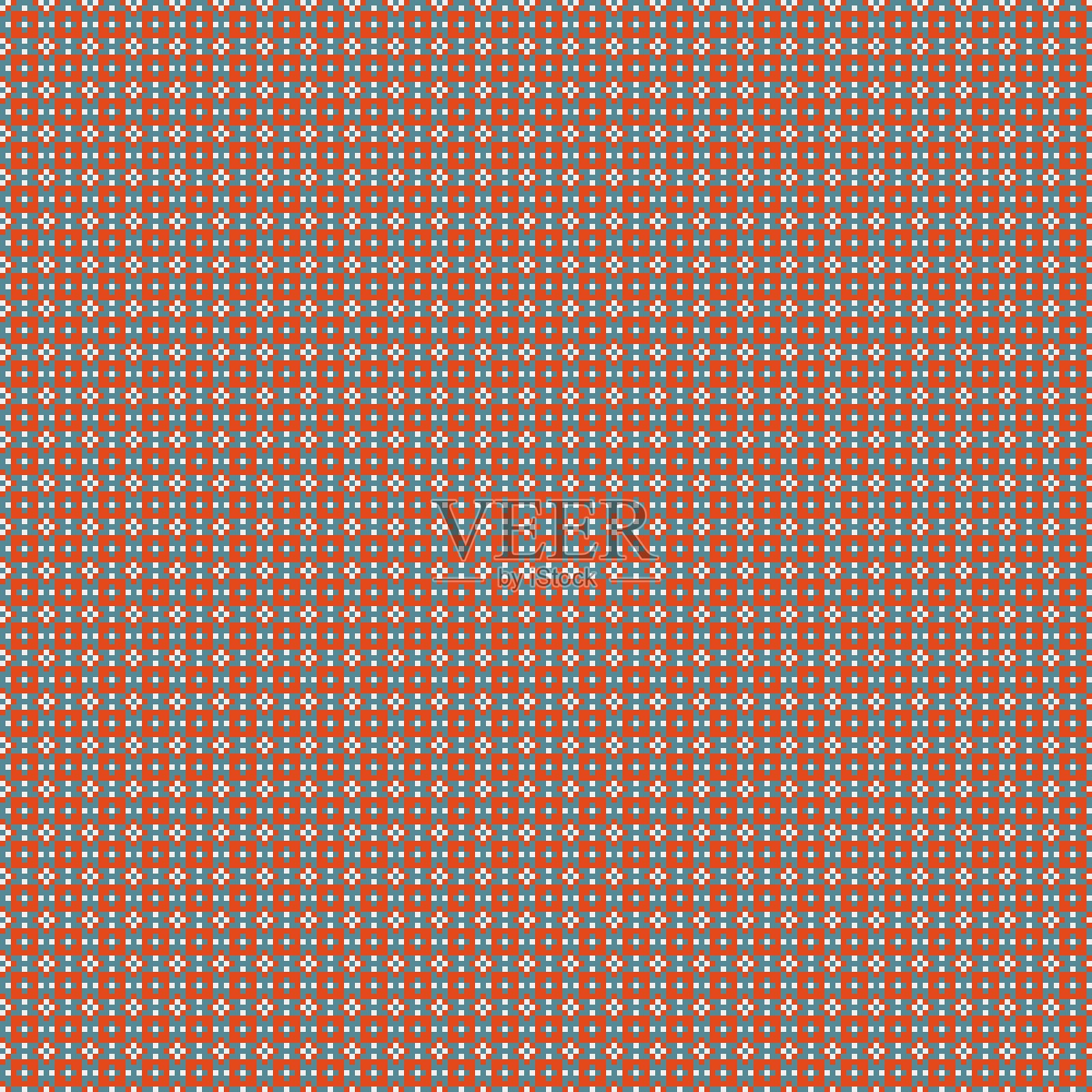 点阵生成式计算艺术插画插画图片素材