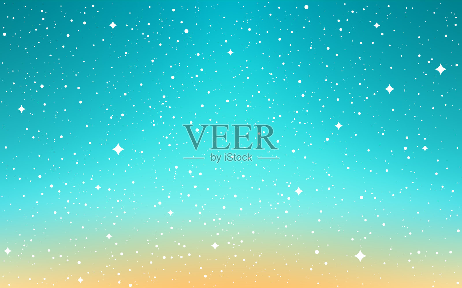 空间背景卡通宇宙色天空与插画图片素材