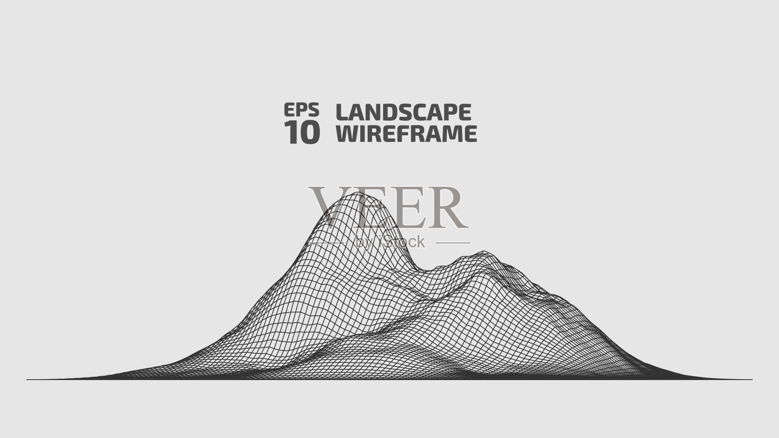 抽象的线框的背景。插画图片素材