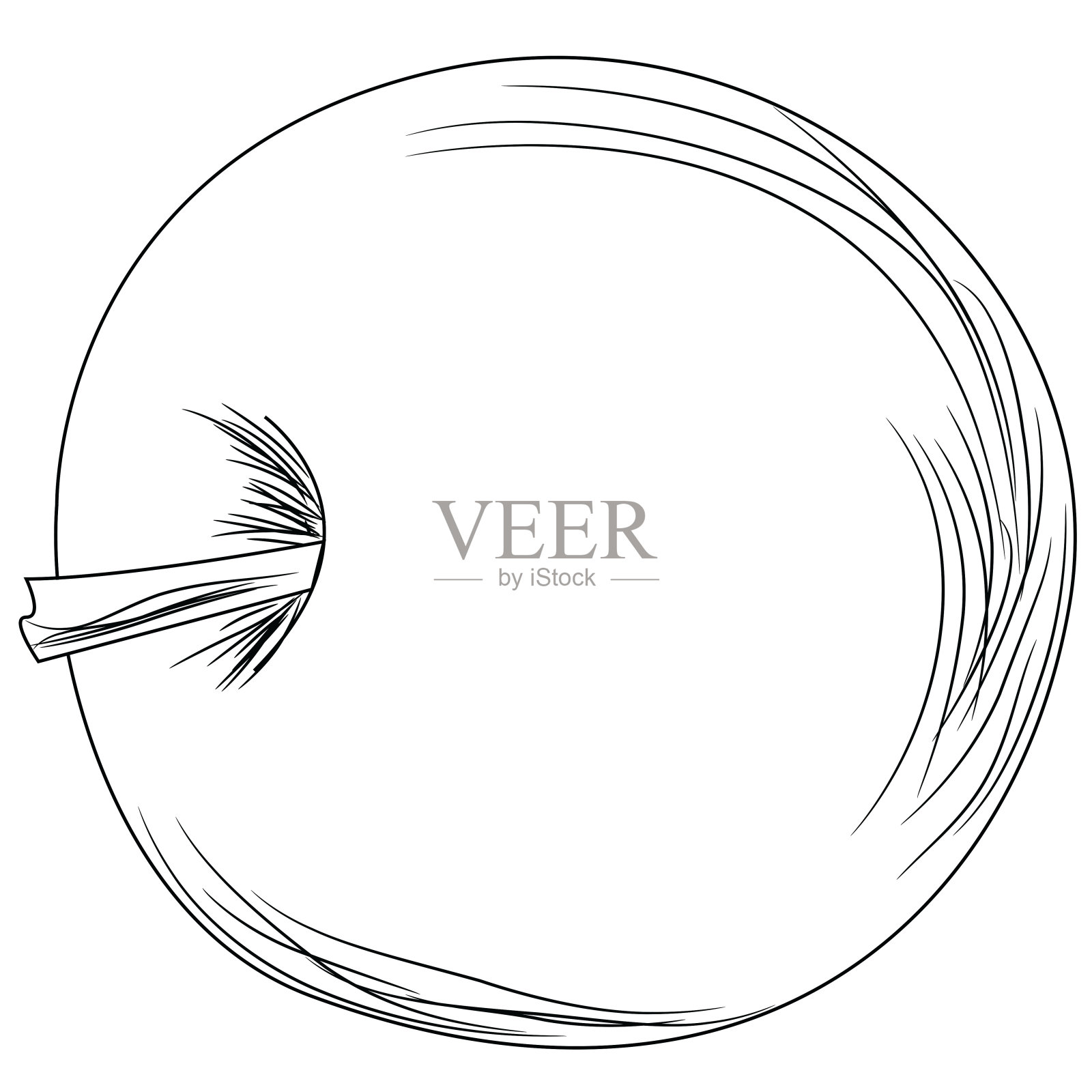 水果艺术线条插画图片素材