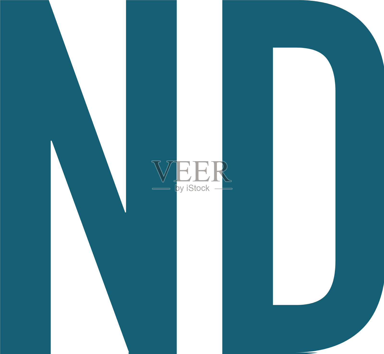 首字母和盾牌安全标志插画图片素材