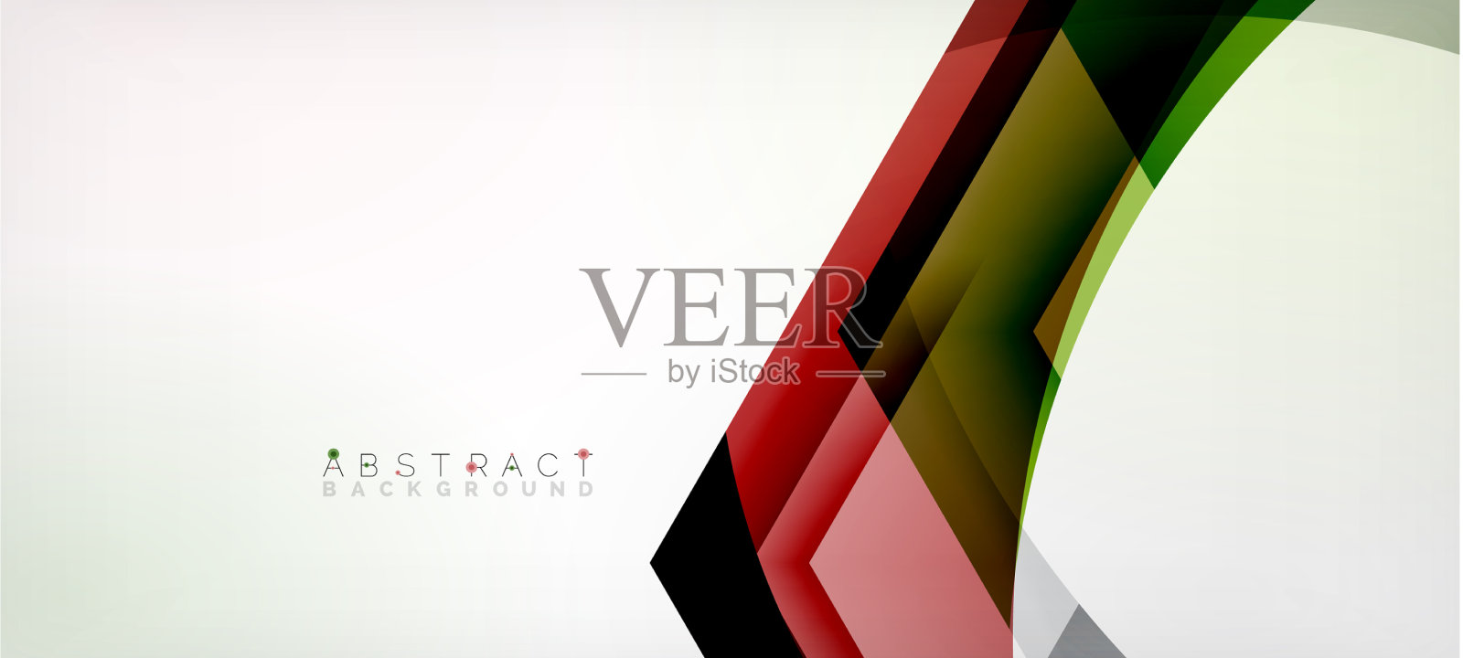 透明六边形几何形状抽象插画图片素材