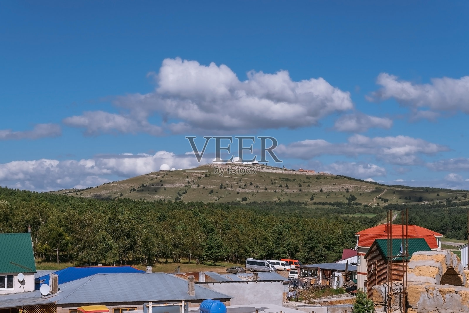 克里米亚山脉的艾佩特里高地照片摄影图片