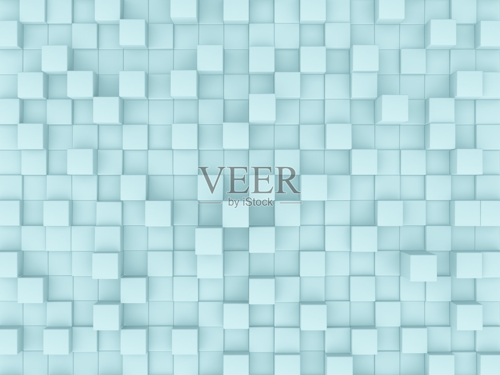 块背景，3D插图照片摄影图片