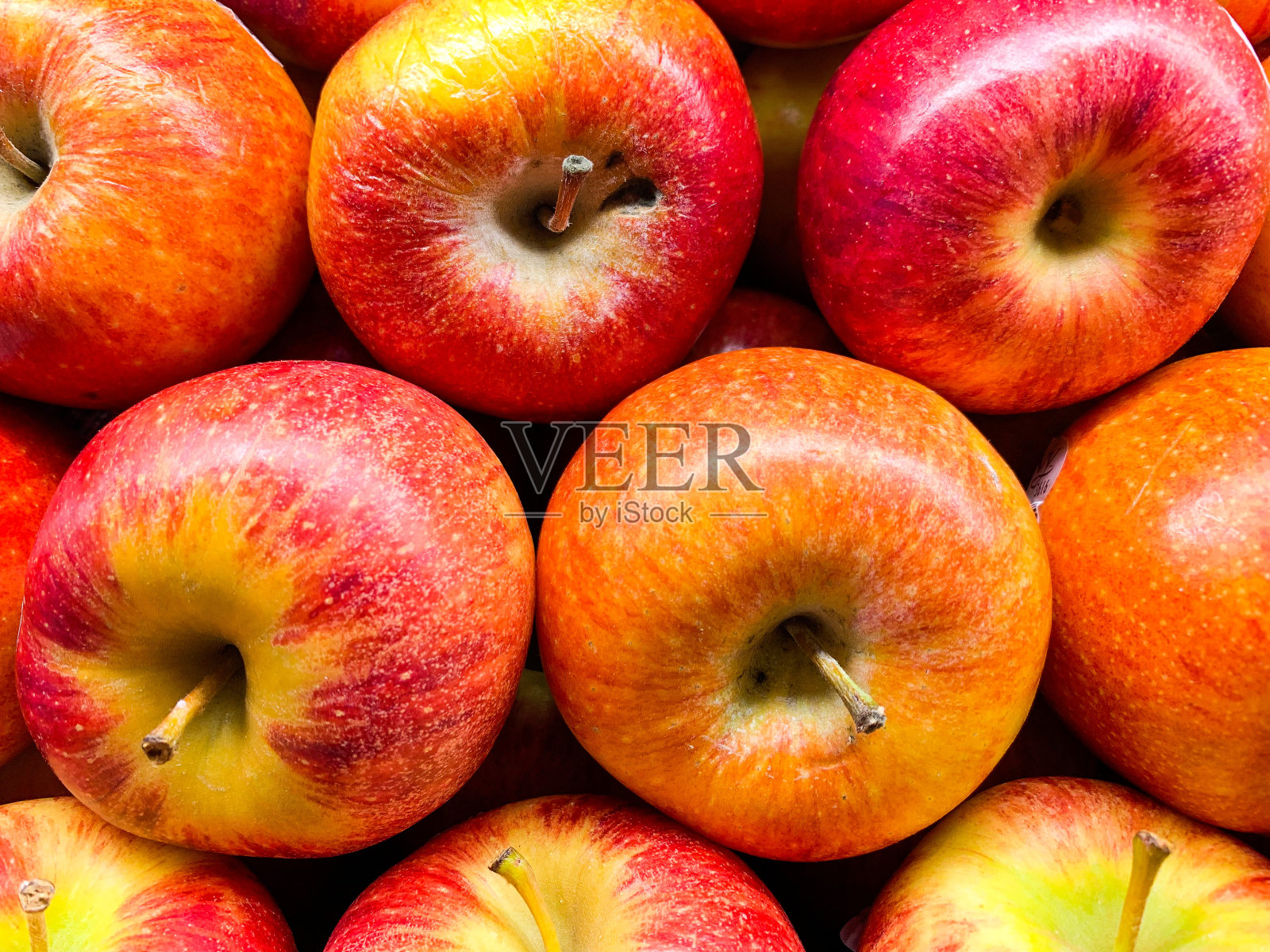 超市新鲜苹果照片摄影图片