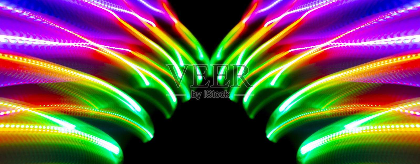 对称抽象模糊光背景照片摄影图片