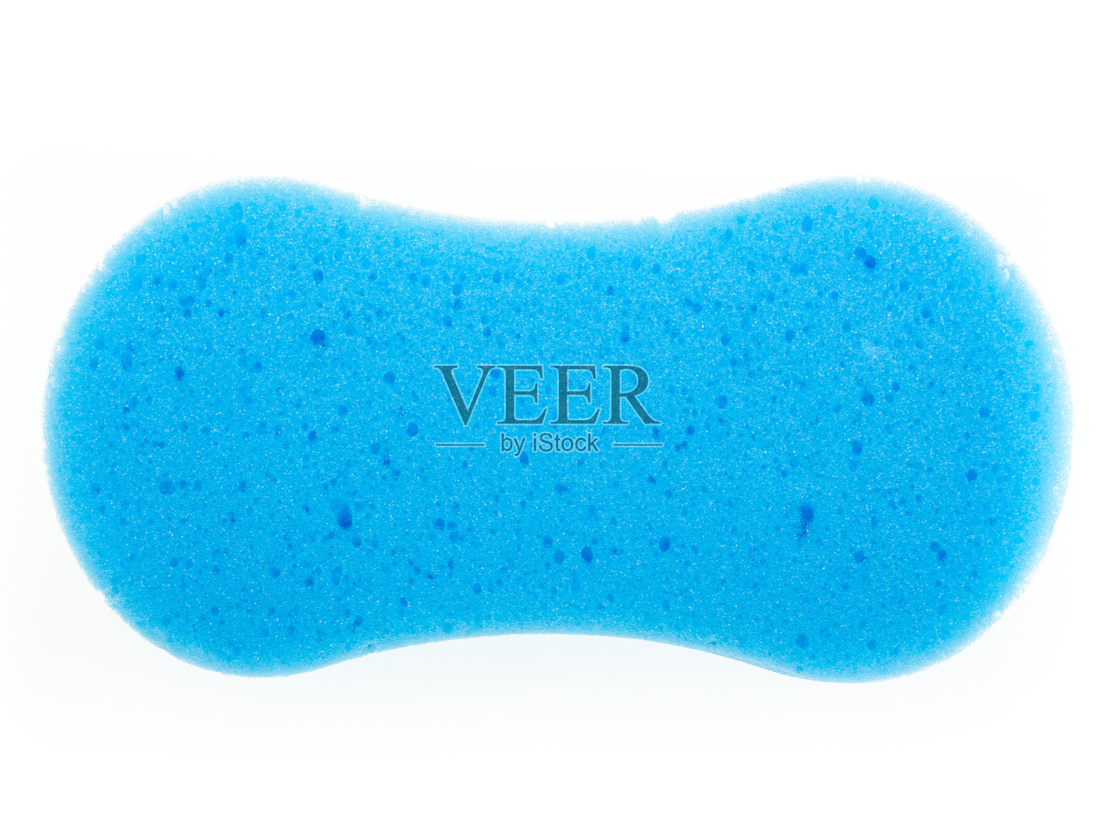 清洁海绵隔离在白色背景上照片摄影图片