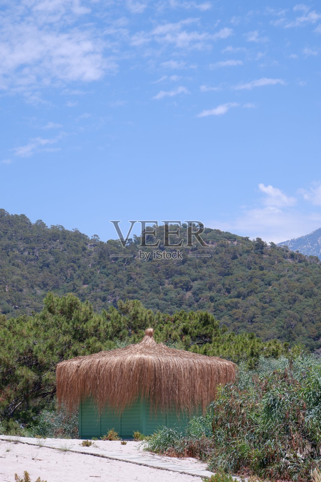 Oludeniz Fethiye的小清真寺祈祷室照片摄影图片