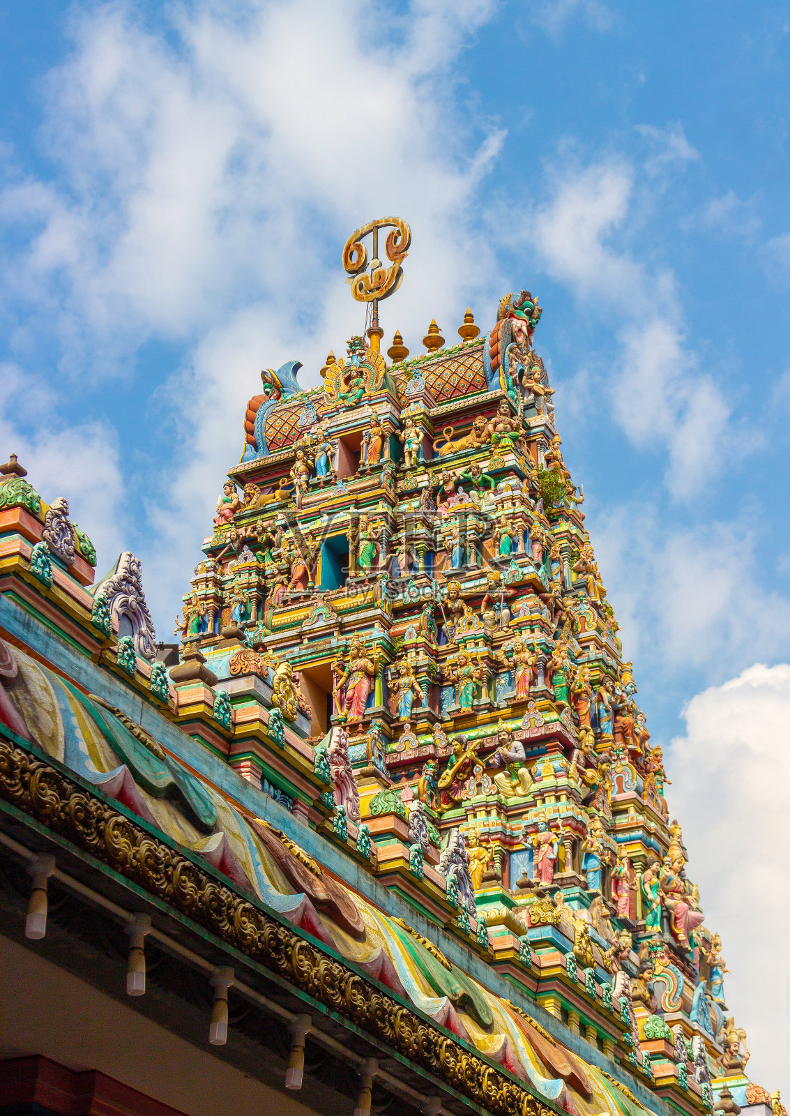 马来西亚吉隆坡的马里安曼寺照片摄影图片