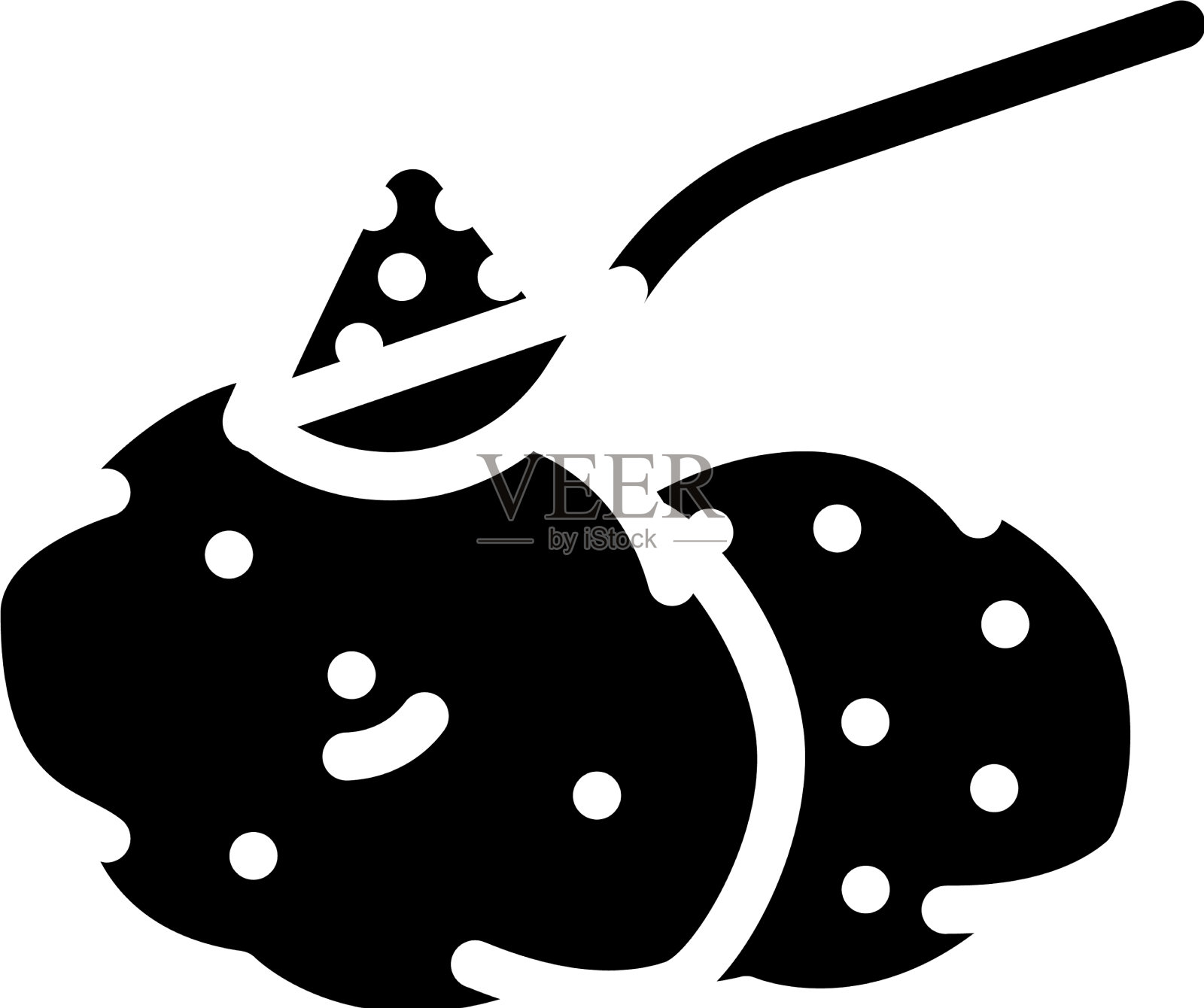 淀粉食品添加剂字形图标设计元素图片