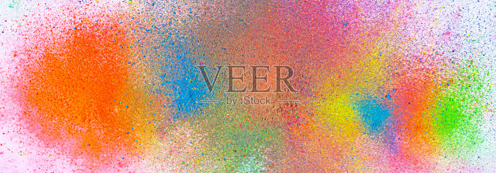 鲜艳的彩色墨水爆炸照片摄影图片